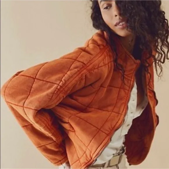 Free People Dolman Quilted Knit Jacket - Picture 3 of 13